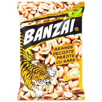 АРАХИС BANZAI, ОБЖАРЕННЫЙ, С СОЛЬЮ