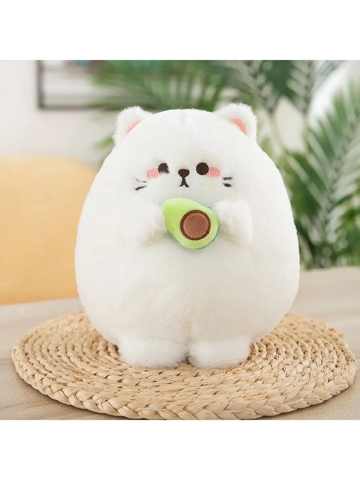 Котик с авокадо 